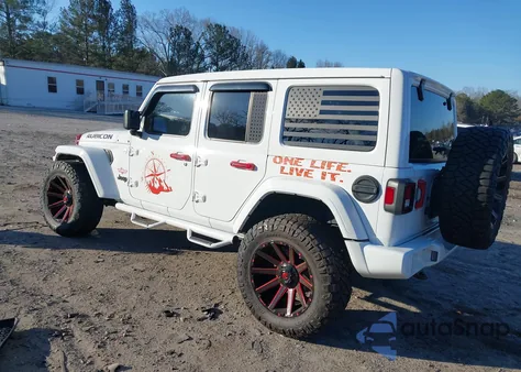 2021 Jeep Wrangler Unlimited Sport S 4X4 z USA, uszkodzony, nr VIN 1C4HJXDN3MW766208